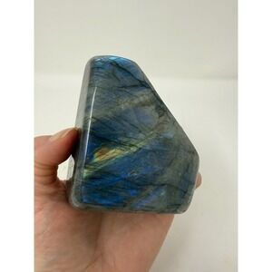 Polished Labradorite Freeform Crystal Standing Specimen 3" 462 grams